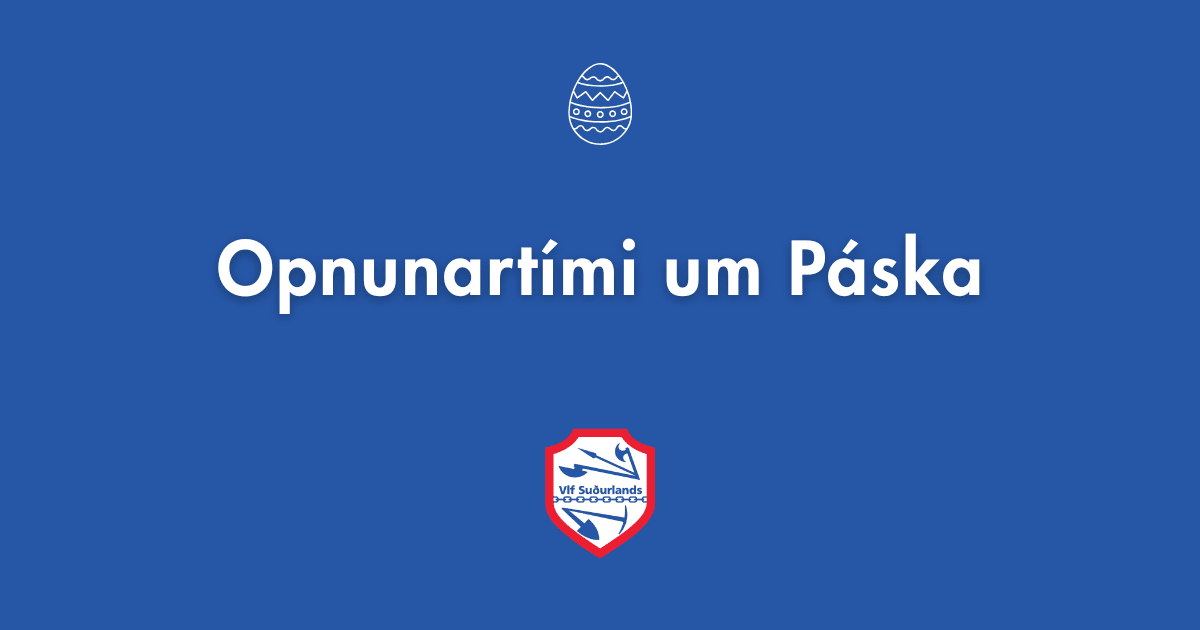 Opnunartími um Páska