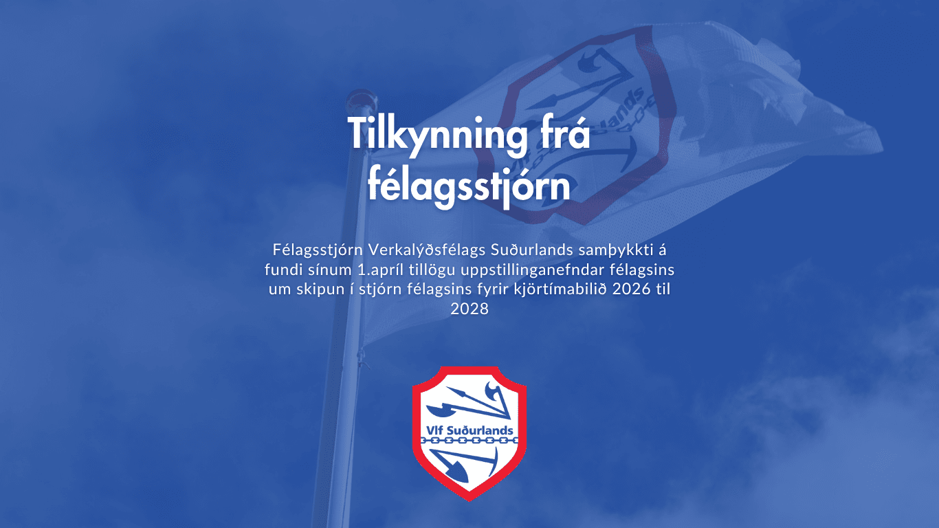 Tilkynning frá félagsstjórn